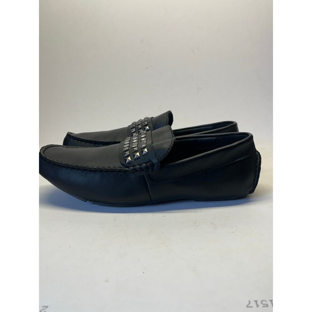 Rock&Republic Men's Size 8,5M IGGI Driving Loafers Moccasins Black Leather. NEW
